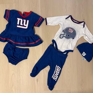 NY Giants Infant Outfits